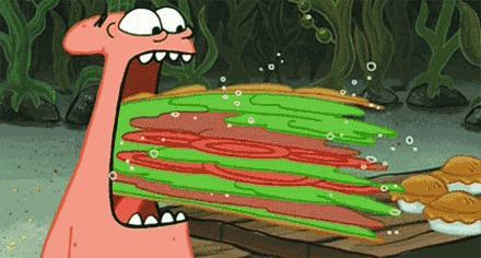 派大星吃瓜图画,一场欢乐的夏日盛宴